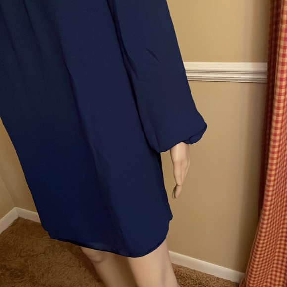 Navy Max Studio baby doll dress size small - Picture 3 of 5